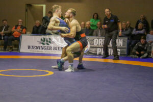 Franz Fröhlich könnte bis 75 kg griechisch-römisch wie zuletzt 2023 auf den Tschechen Jiri Koran treffen ((C) Philipp Bart).