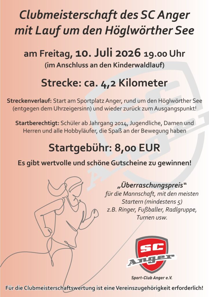 Clubmeisterschaft_2026 Flyer